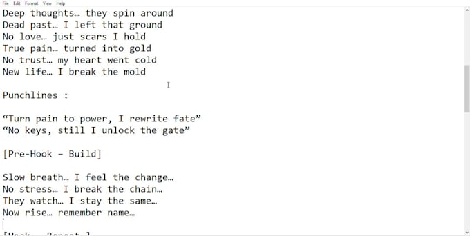 write custom pop and rap lyrics eng ab fr