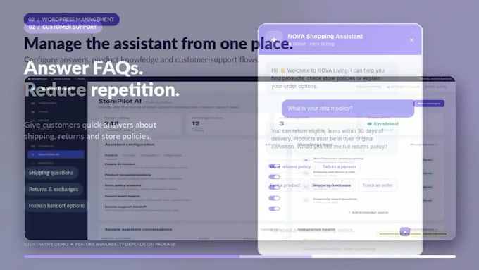 build a woocommerce ai chatbot for sales and customer support