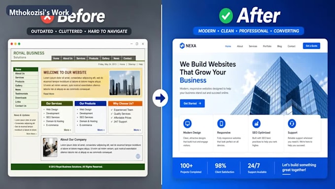 create a website for you