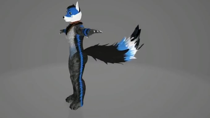 create custom vrchat avatars, vrc avatars, furry characters and 3d model
