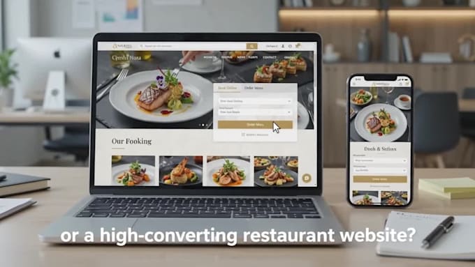 create professional personal chef, catering, and restaurant website