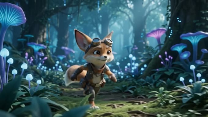 create 3d character animation and 3d animated video