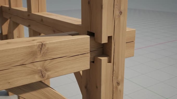 design timber frame, wood frame, house plans, timber structures in sketchup