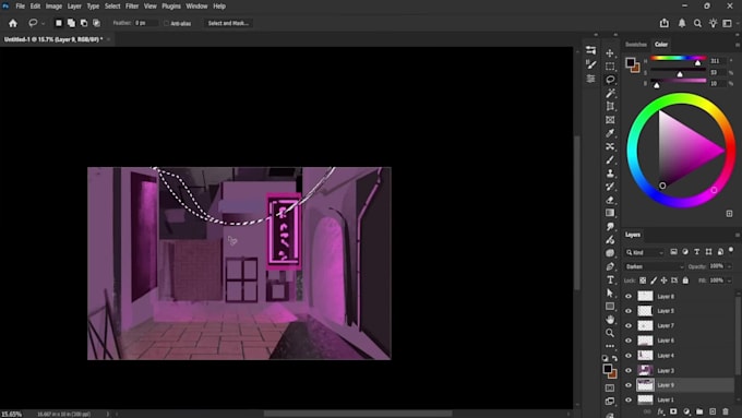 make background art for games and books