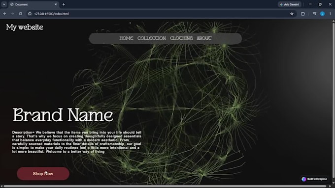 make professional websites with 3d animations