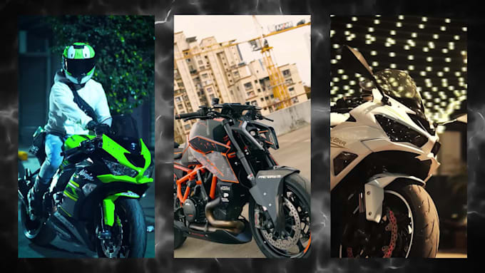 edit cinematic bike and car reels for tiktok and instagram
