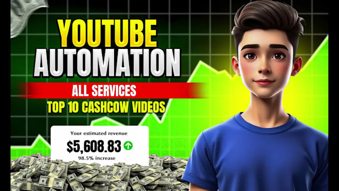 be your faceless editor for faceless youtube automation channel