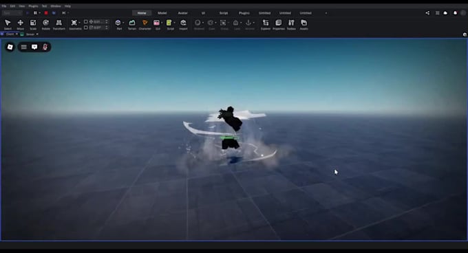 create roblox vfx, roblox movement animation, combat animation for roblox game