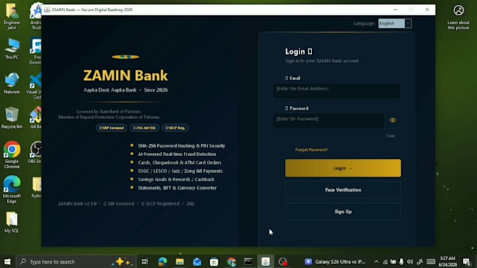 professional java swing gui desktop application with mysql
