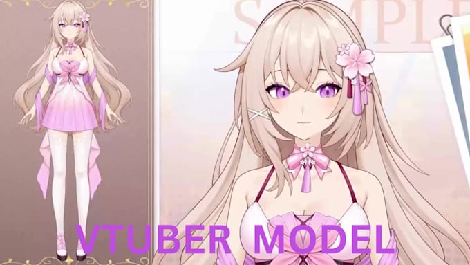 create vtuber model vtuber 2d nsfw vtuber rigging 3d model nsfw live2d