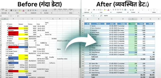 remove duplicates and fix errors in your excel data