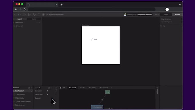 create lottie, json, rive animation for your website and app