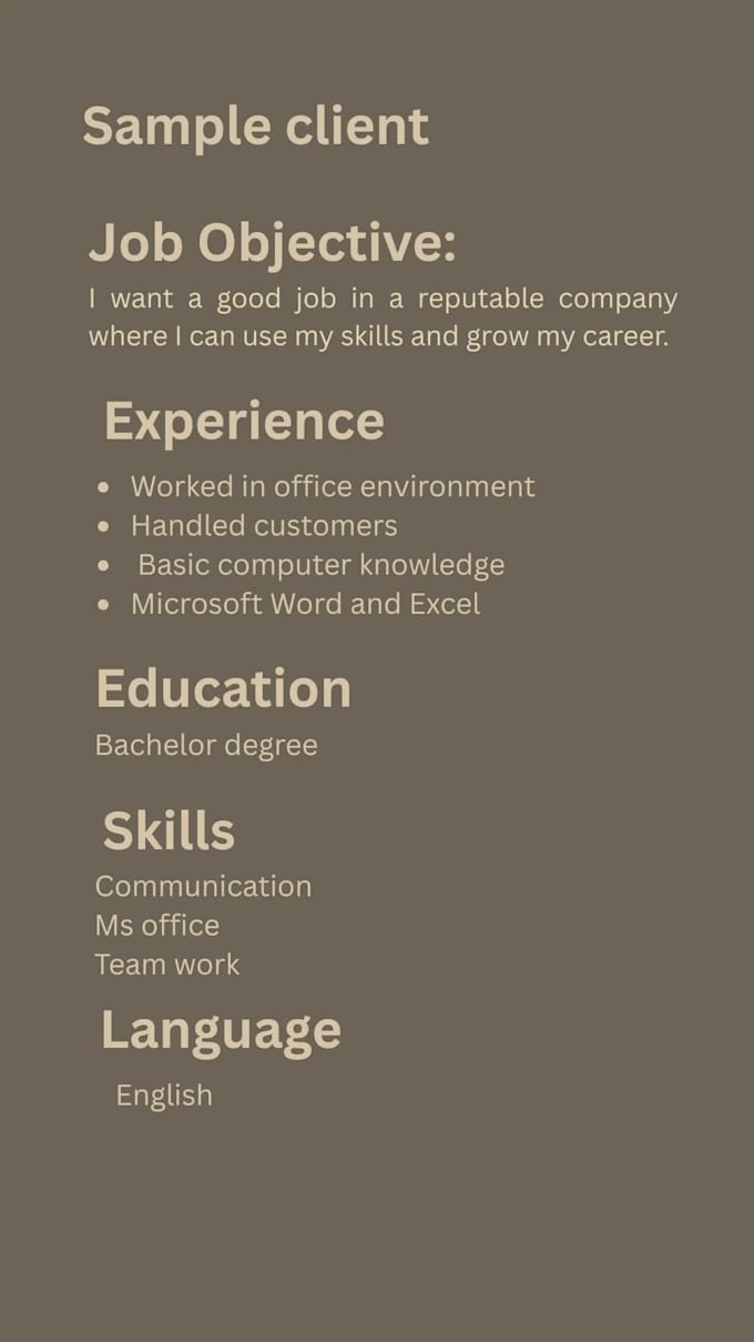 design ats friendly and modern professional CV