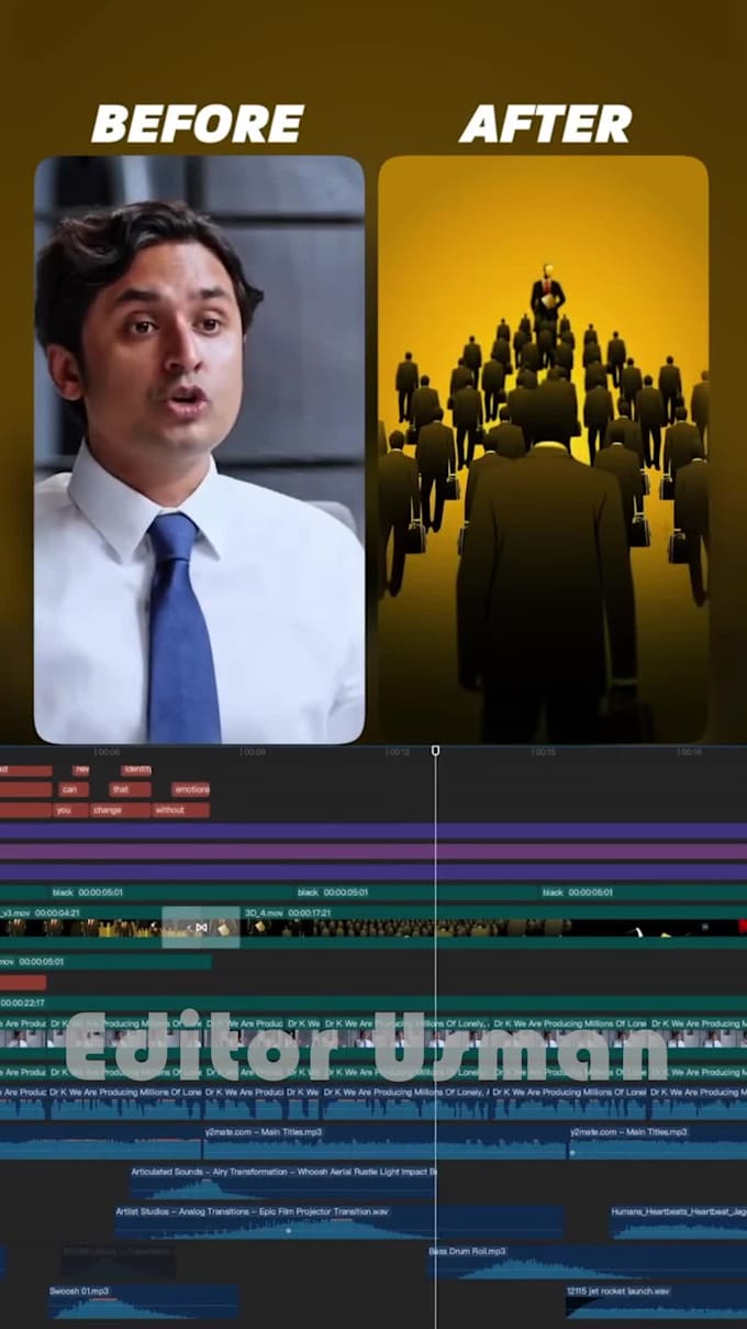 edit your podcast into engaging social media clips