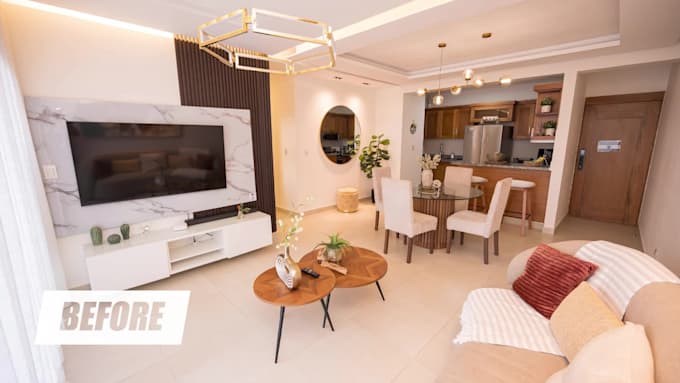 do professional airbnb photo editing for your listing