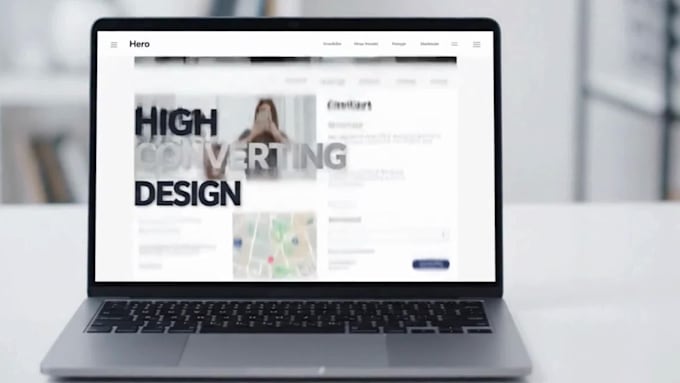 create a responsive one page website fast and professional