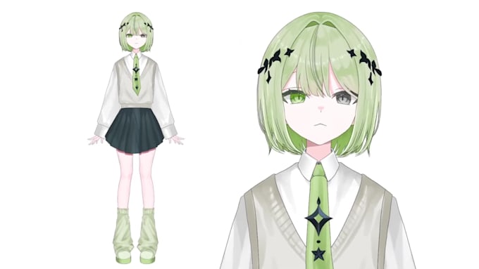 design and rig live2d vtuber model, vtuber rigging, vtuber commission