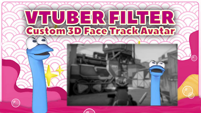 make a custom ar 3d vtuber avatar for streaming and snap camera