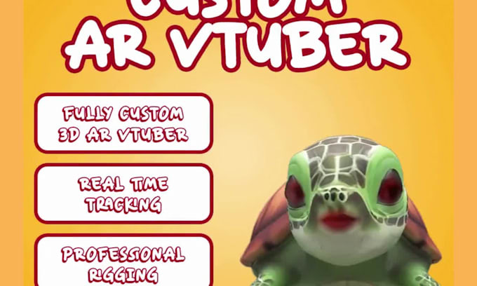 create 3d vtuber filter, vrm avatar, ar face filter for tiktok and vtube studio