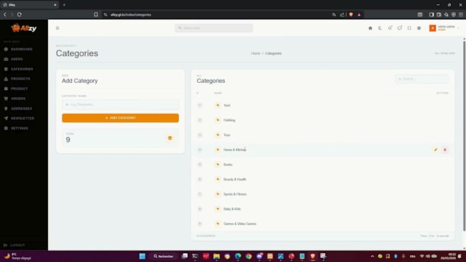 build a premium, modern admin dashboard with dark mode