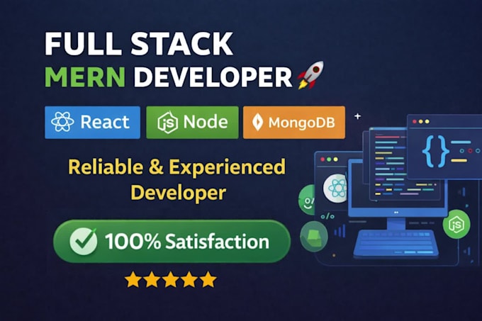 build or fix your mern stack web app with react node mongodb