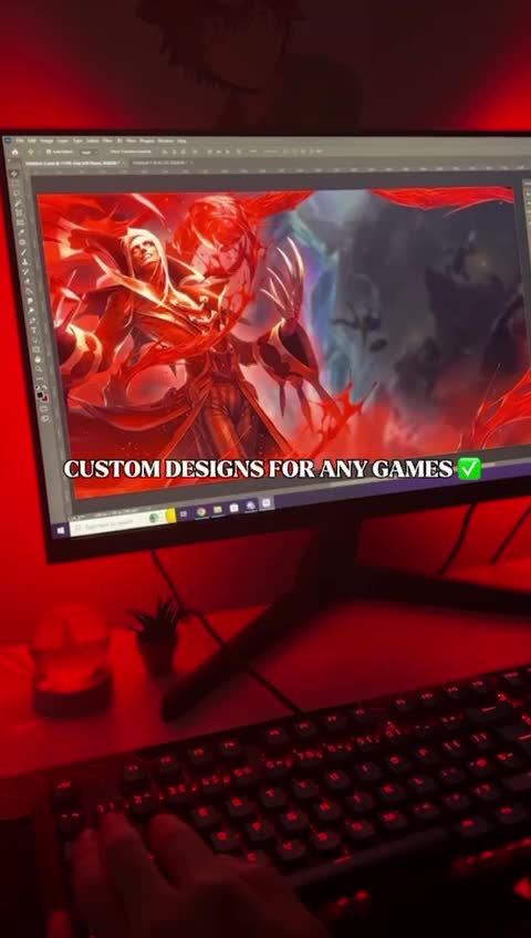 create professional gaming youtube thumbnail design