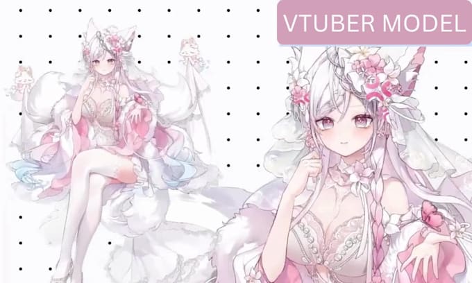 do live2d vtuber model vtuber rigging 2d vtuber model in anime for vtube studio