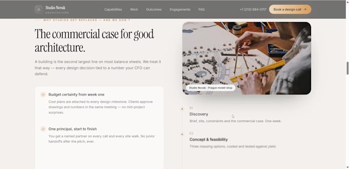 design a modern animated UI UX website design