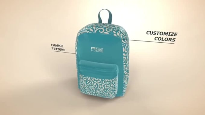 create 3d bag cad model stl glb gltf for 3d printing