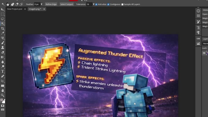 create your minecraft thumbnail