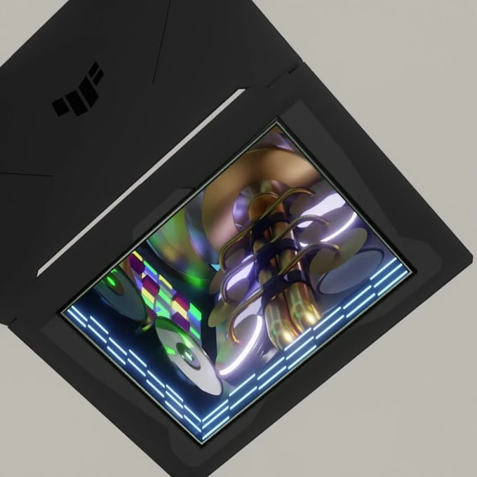 create futuristic sci fi 3d product animations