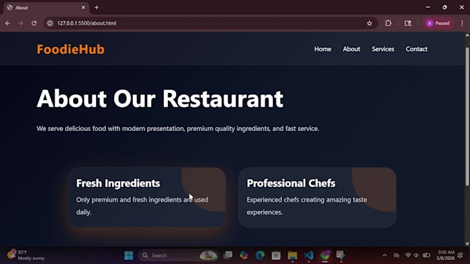 create responsive websites and landing pages