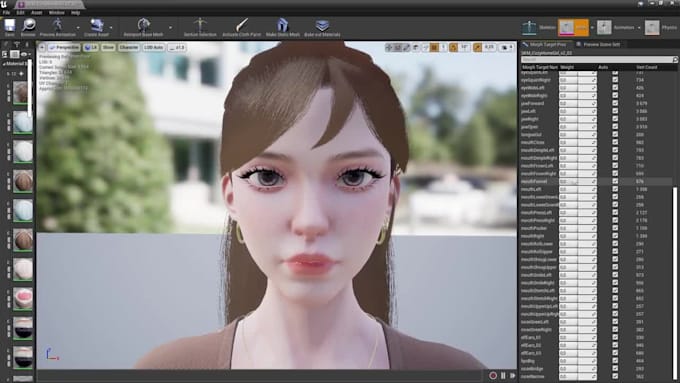 add bone to 3d avatar,game ready,arkitready facial rig,viseme blendshape,threejs