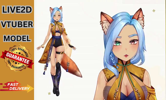 live2d vtuber model live2d vtuber rigging 2d vtuber model anime 2dvtuber avatar