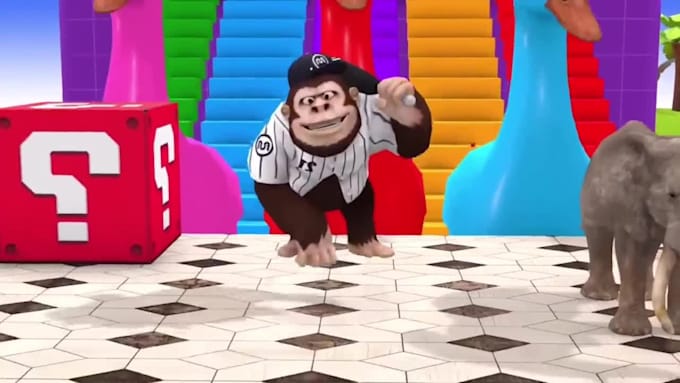 create a professional 3d animal animation in blender