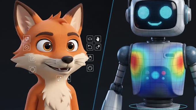 create 2d and 3d character rigging for animation games and vtuber projects