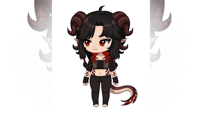 design and rig a custom chibi live2d vtuber model for vtube studio