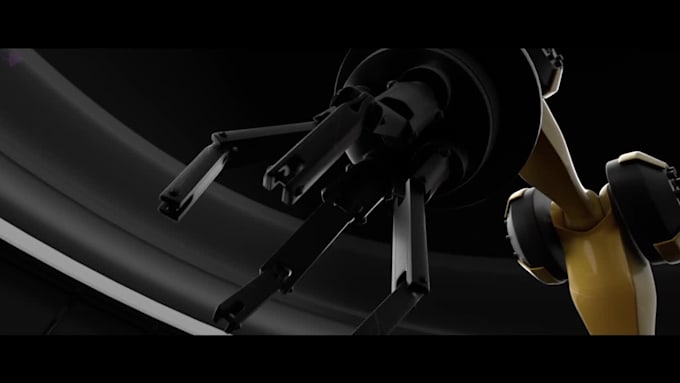 create a 3d stylised shot short cinematic clip