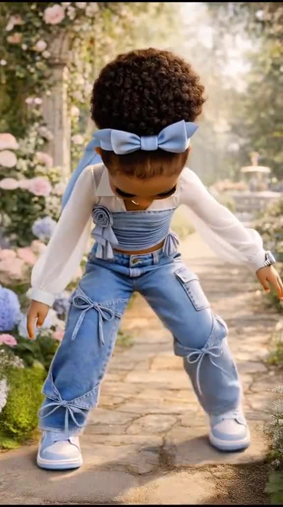 create a cute ai baby dance video with your custom text