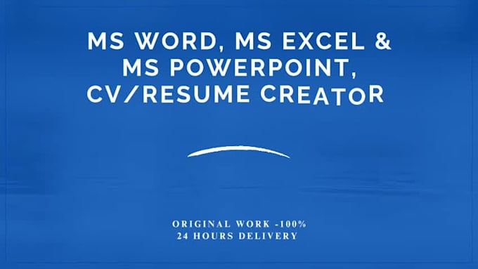 do ms word excel powerpoint assignments and online tutoring