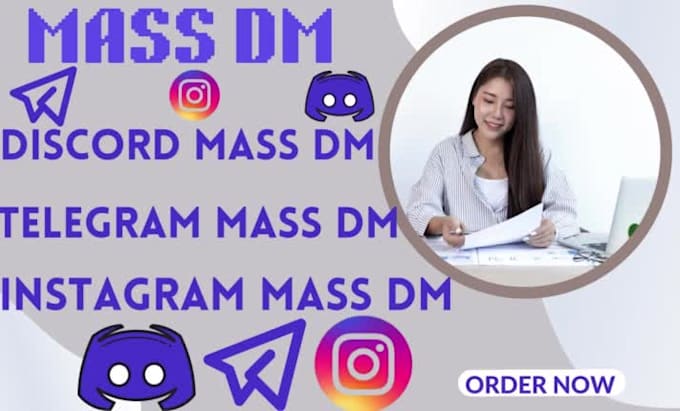 do discord mass dm, telegram mass dm, instagram mass dm