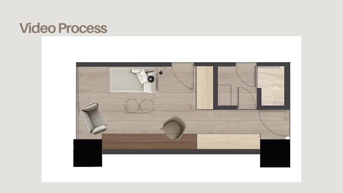 Transform your floor plan into an architectural illustration by ...