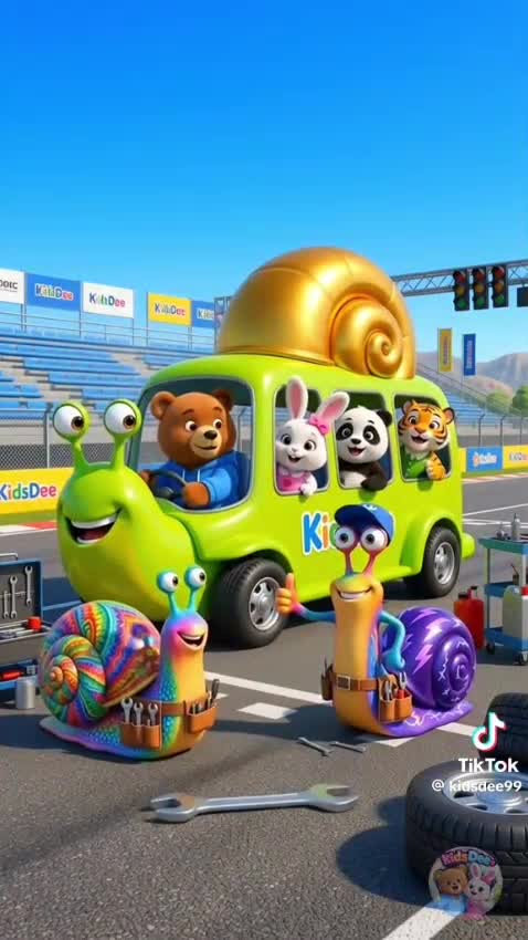 create 3d educational cartoon videos for kids