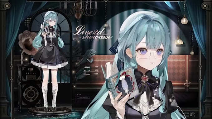 design and rig live2d vtuber model, anime vtuber model, vtuber rigging, vtuber