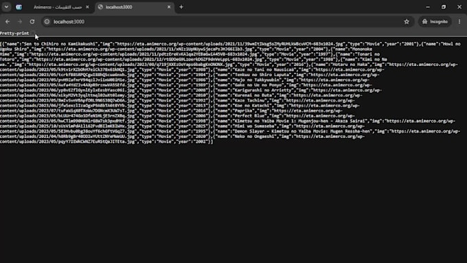 build an API for you that scrapes data