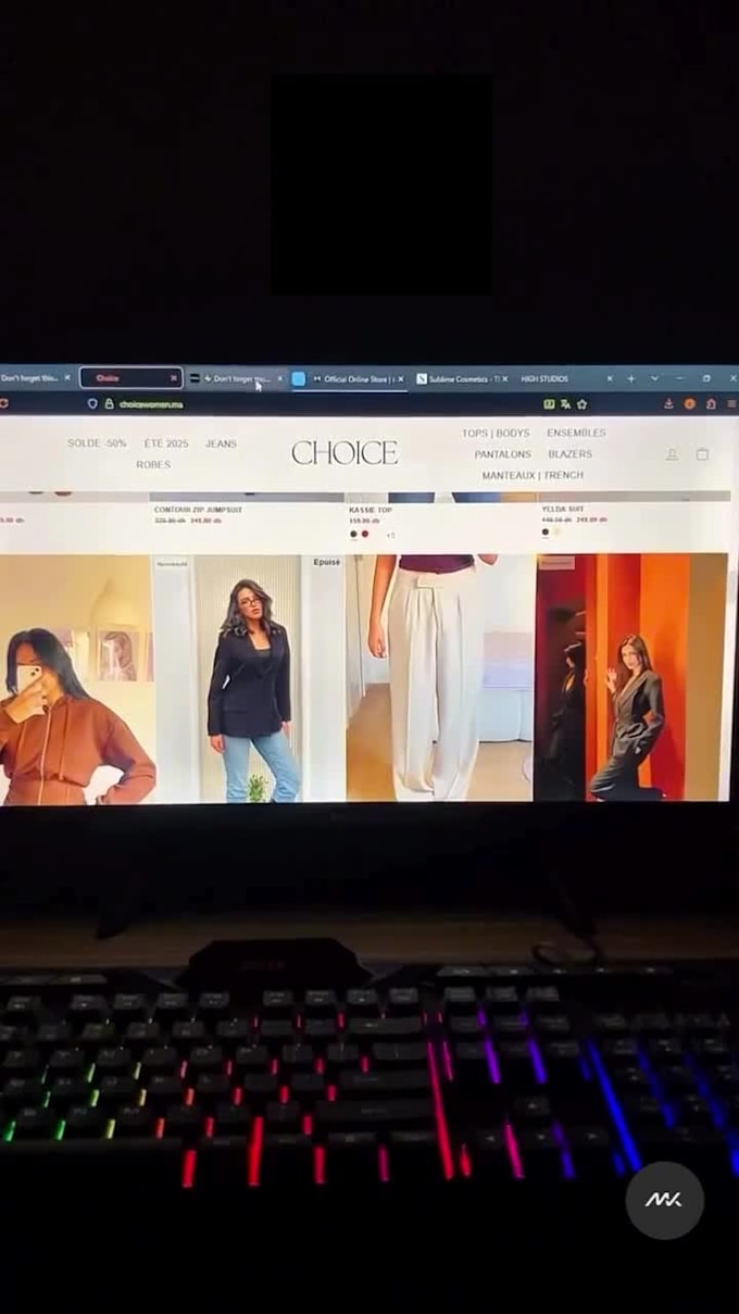 design a user friendly website frontend with UI UX