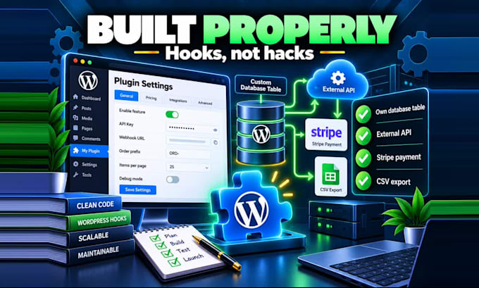 do wordpress plugin development, woocommerce plugin and plugin bug fix