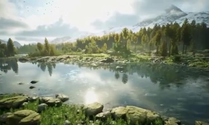 create 3d game environment in unreal engine 5 and open world map in ue5