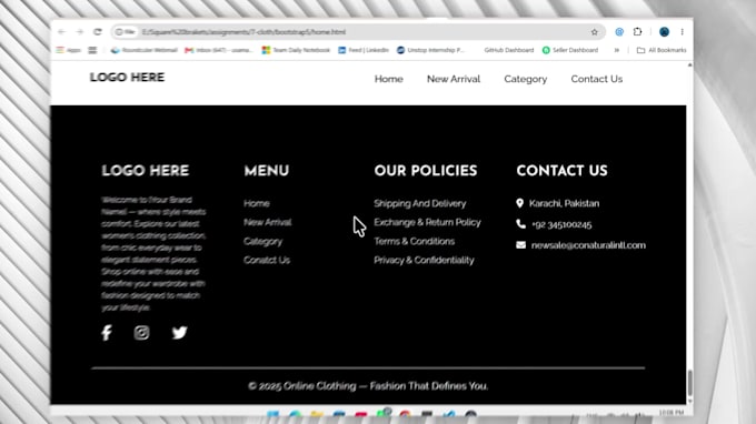 redesign customize, develop and website clone