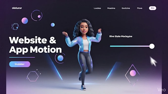 create smooth rive animations for your app UI, website, or character